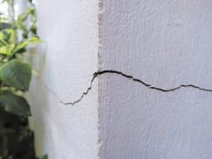 Crack in homes foundation that leads to rodents